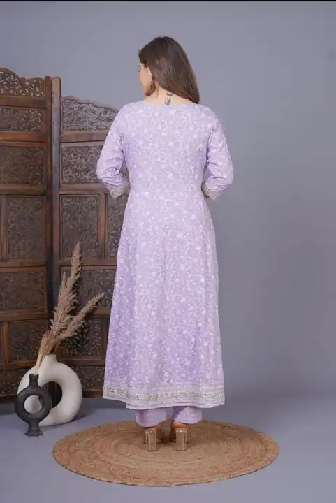 M to XXL, AAA+ PREMIUM HEAVY RAYON  KURTI PANT WITH DUPATTA  uploaded by Online Ladies Dresses on 5/9/2023