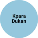 Business logo of Kpara dukan