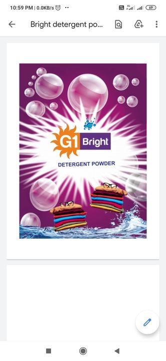 G1 Bright Detergent Powder  uploaded by business on 3/9/2021