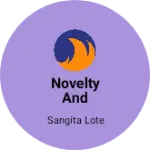 Business logo of Novelty and matching center