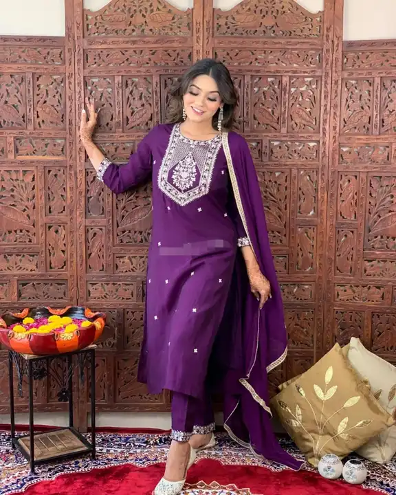Kurti pant and dupatta uploaded by Taha fashion from surat on 5/9/2023