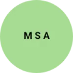 Business logo of M S A