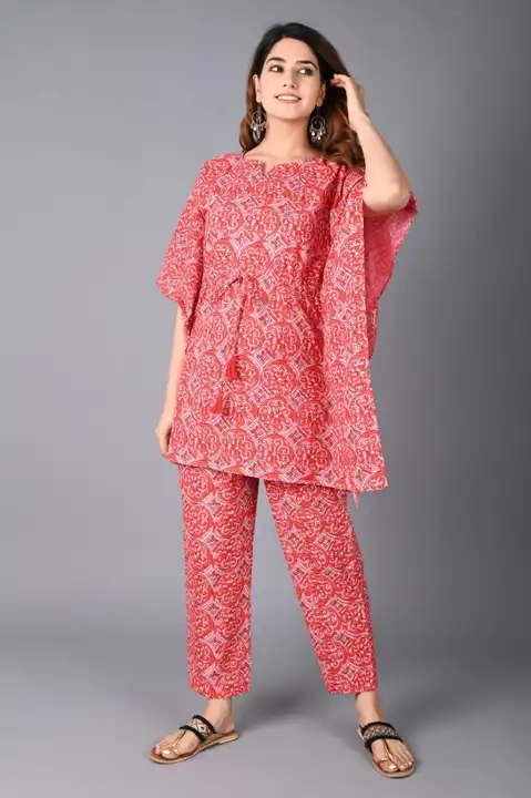  Cotton Kaftan Nigth Suit uploaded by GHABA(Shree Karni Design) on 5/29/2024