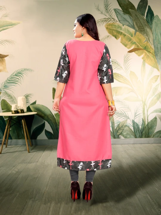 Rubby cotton kurti with jacket uploaded by Ramapir Fashion on 5/9/2023