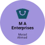 Business logo of M A Enterprises