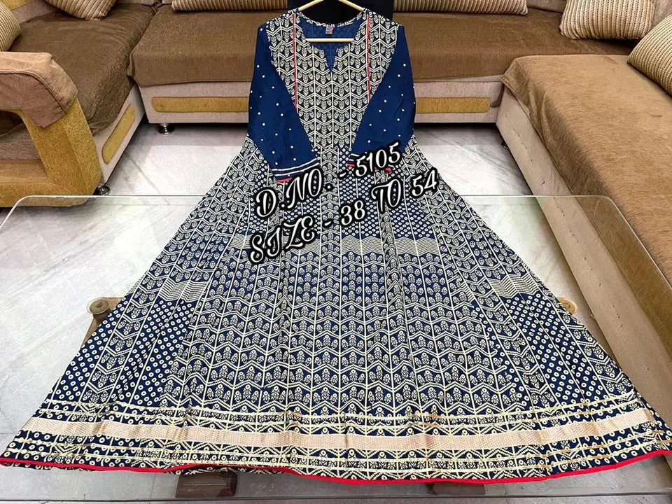 Gown uploaded by Taha fashion from surat on 5/9/2023