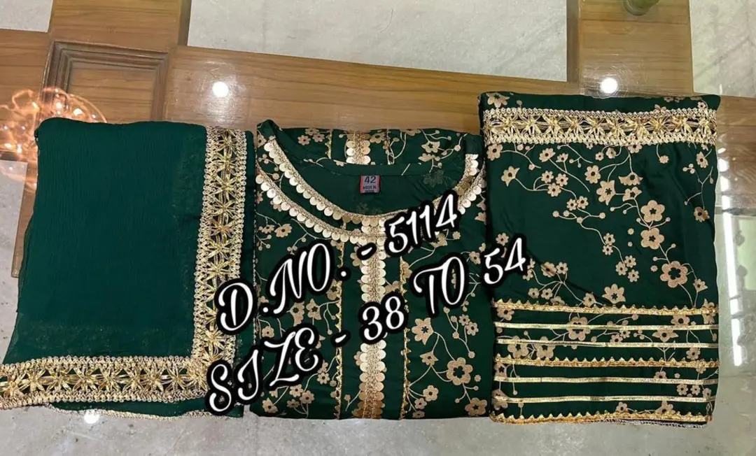 Kurti plazzo and dupatta 1149 and 1249 uploaded by Taha fashion from surat on 5/9/2023