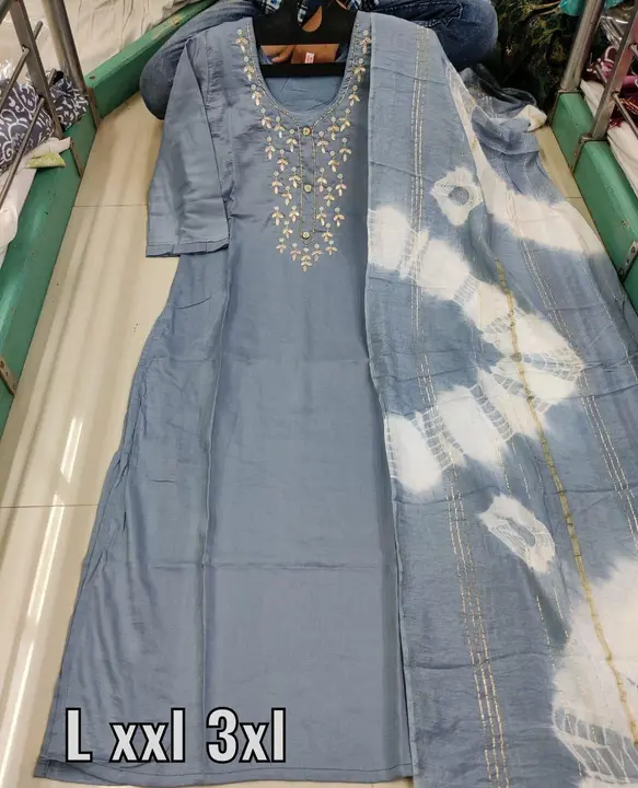 Kurti with dupatta set uploaded by Taha fashion online store on 5/9/2023