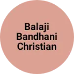Business logo of Balaji Bandhani Christian