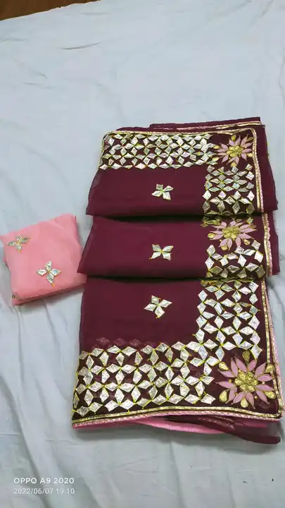 Pure oranza saree uploaded by Deepika Designer Saree on 5/9/2023