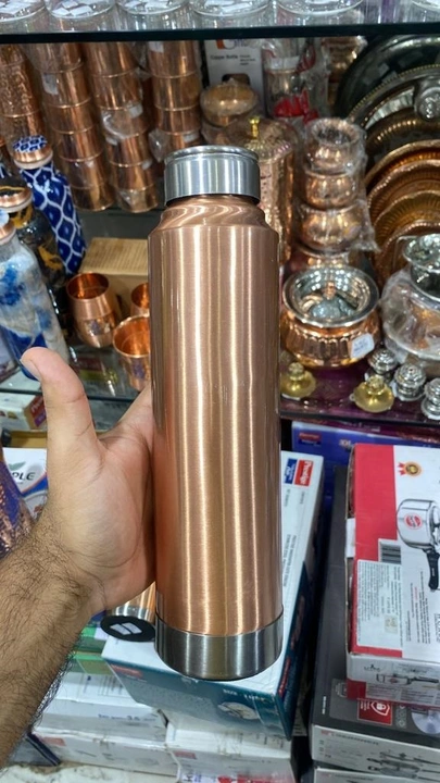 Copper bottle  uploaded by M.H. Traders on 5/30/2024