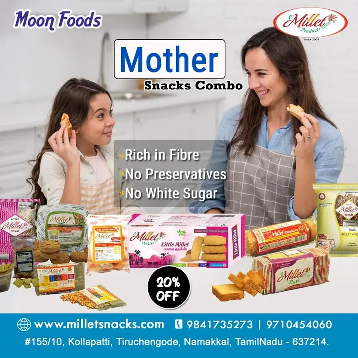 Mother Millet Snacks Combo  uploaded by Moon Foods on 5/9/2023