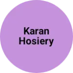 Business logo of Karan hosiery