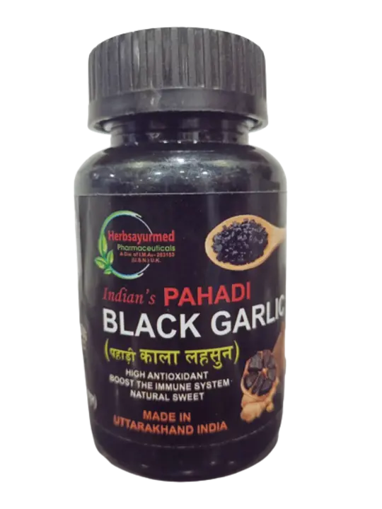 PAHADI BLACK GARLIC uploaded by INDIAN MEDICAL AGENCIES (HERBSAYURMED PHARMA.) on 5/9/2023