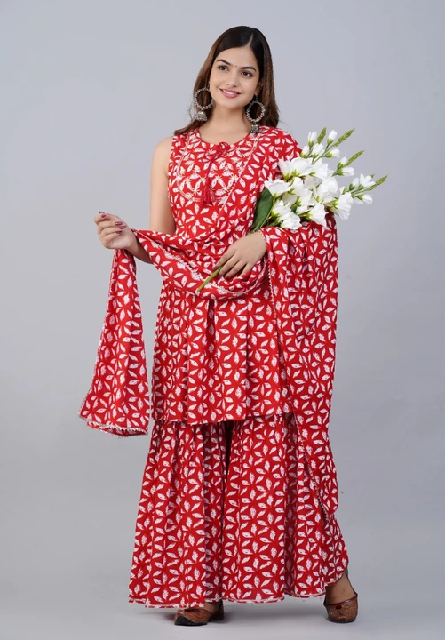 Ladies cotton kurti uploaded by Pink City Fashion Hub on 5/9/2023