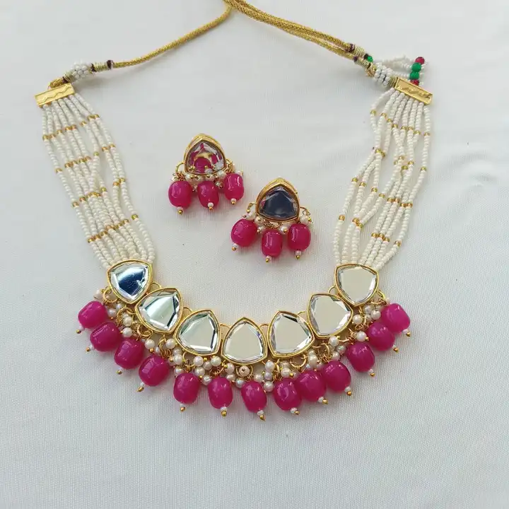 Kundan choker  uploaded by Affordable earrings collection  on 5/9/2023