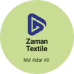 Business logo of Zaman textile
