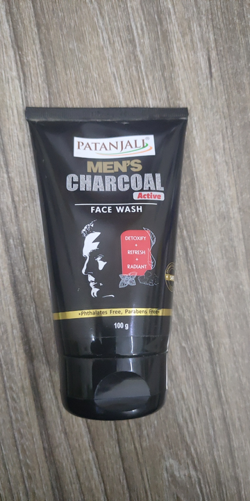 Patanjali Men's Charcoal Face wash 100 g uploaded by Usha Industries on 5/30/2024