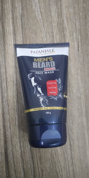 Patanjali Men's Beard Face Wash 100 g uploaded by Usha Industries on 5/30/2024