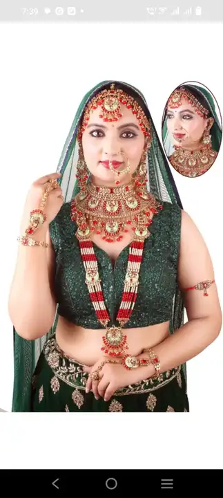 Bridal jewelry set  uploaded by Krishna collection on 5/30/2024