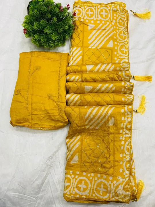 Batik saree  uploaded by The Lord Krishna Fab on 5/9/2023