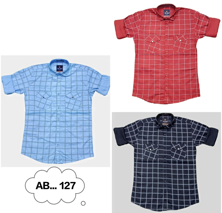 Double pocket Checks shirt uploaded by business on 5/9/2023