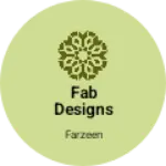 Business logo of Fab designs