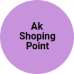 Business logo of ak shoping point eterprises