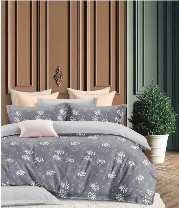 Glace cotton bedsheets double bed size 90*100 uploaded by SONI BLANKETS & BEDSHEETS on 5/9/2023