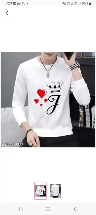 LS poly KING J tshirts  uploaded by Aayan fashion on 5/9/2023