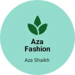 Business logo of AZA FASHION