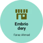 Business logo of Embriodery saree