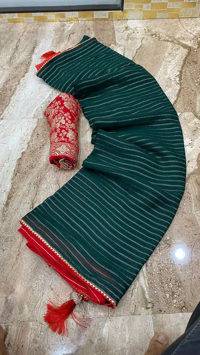 Today sale price 
🌿new lounching 🌿
Party wear super design 

👌👌👌👌👌👌👌👌👌
Best quality fabri uploaded by Gotapatti manufacturer on 5/9/2023