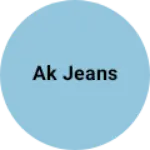 Business logo of Ak jeans