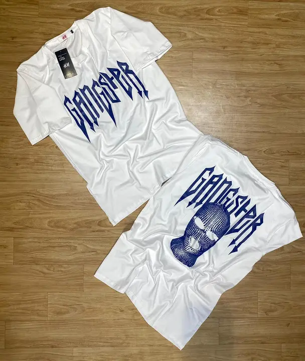 GANGSTER 
H & M 
STORE ARTICLE 
SIZE M TO XXL 
STUFF COTTON LYCRA 
ONLY AT 235 Rs 🤟🏻🤟🏻 uploaded by Ak traders on 5/10/2023