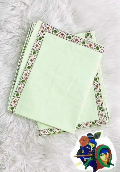 PEINTED BOARDER COTTON SINGLE BED BEDSHEET 60X100 INCHE.S uploaded by ONLINE VONLINE on 5/10/2023
