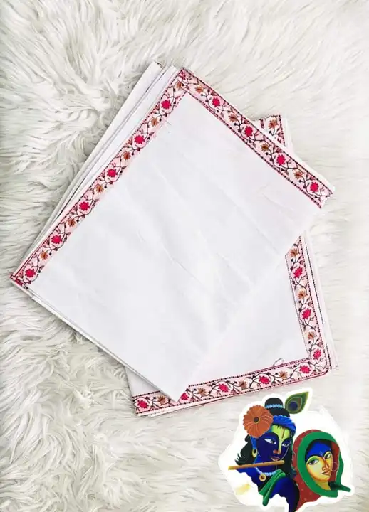 PEINTED BOARDER COTTON SINGLE BED BEDSHEET 60X100 INCHE.S uploaded by business on 5/10/2023