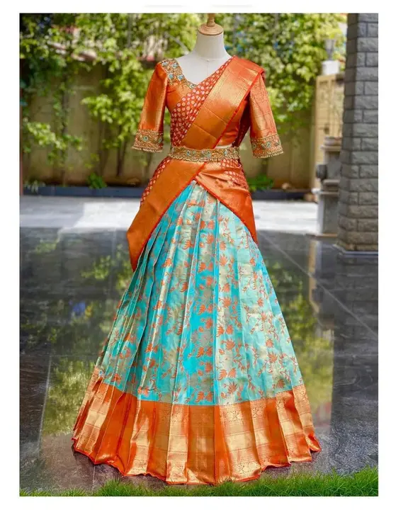 Half saree lehenga uploaded by ANJANA ENTERPRISE on 5/10/2023