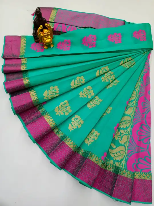 Monika cotton saree  uploaded by business on 5/10/2023