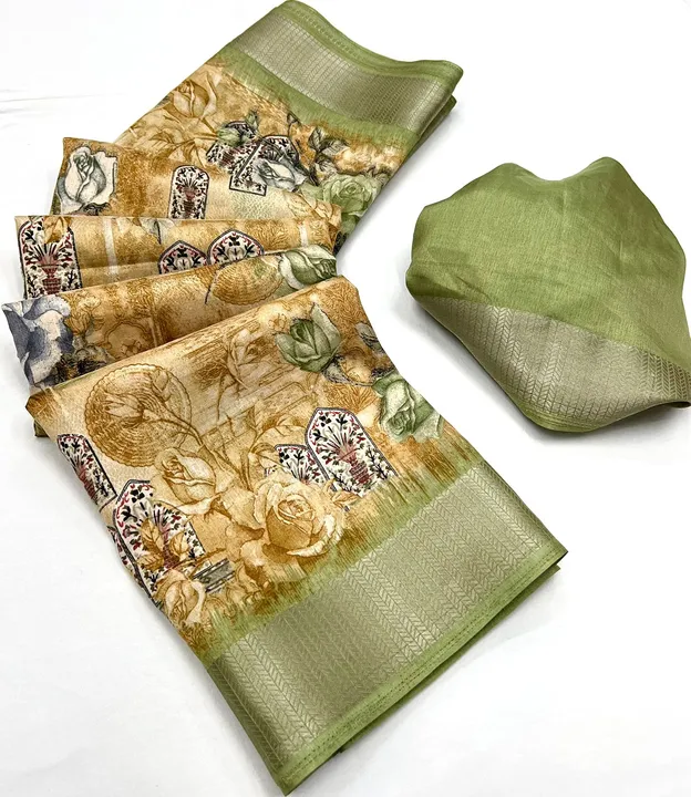 🔅 *NEW LAUNCHING* 🔅

*Catalogue - *Kalishka*

*Fabric - Soft Dolasilk with Jequard Border and fanc uploaded by Divya Fashion on 5/10/2023