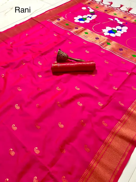 Super hit
Pure silk sarees


FABRIC:-PURE SOFT KANCHIVRAM  PETHANI SILK
ORIGINAL PURE COOPAR ZARI MA uploaded by Divya Fashion on 5/10/2023