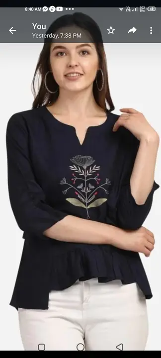 Trendy tops uploaded by Shaheen fashion point on 5/29/2024
