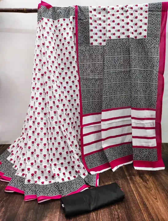 Mul mul cotton saree  uploaded by SAURYA LIFE STYLE on 5/10/2023