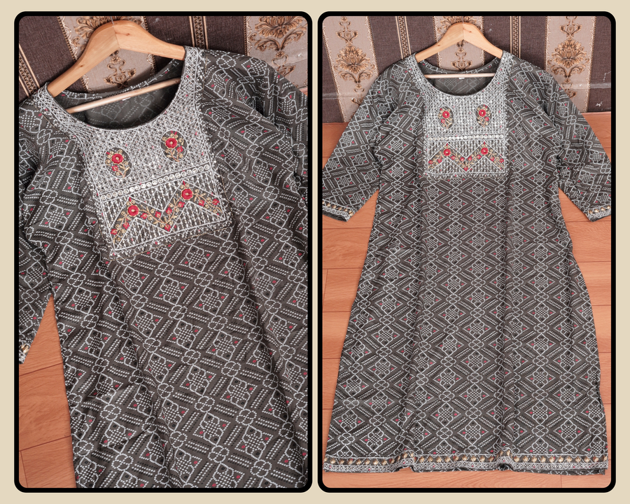 BOUTIQUE SEQUENCE WORK KURTI uploaded by Swastik creation on 5/30/2024
