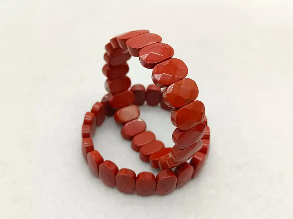 Faceted gemstone stretchable bracelets  uploaded by Km Handicrafts on 5/31/2024