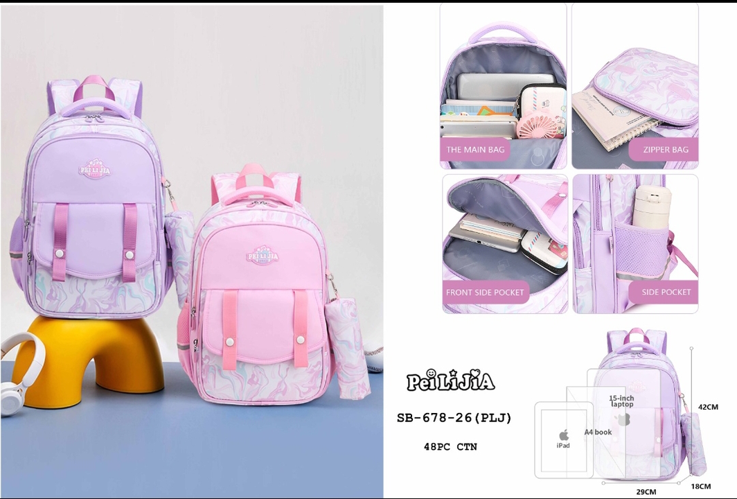 SB-678-26(PLJ) CHILDREN SMALL BAGPACK uploaded by TAAJ  on 5/10/2023