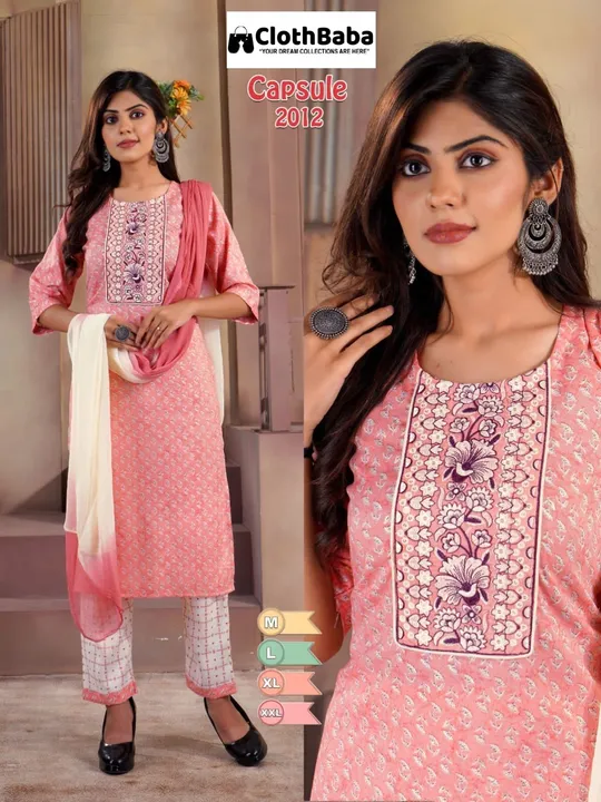 Kurti with Pant & Duppta uploaded by business on 5/10/2023