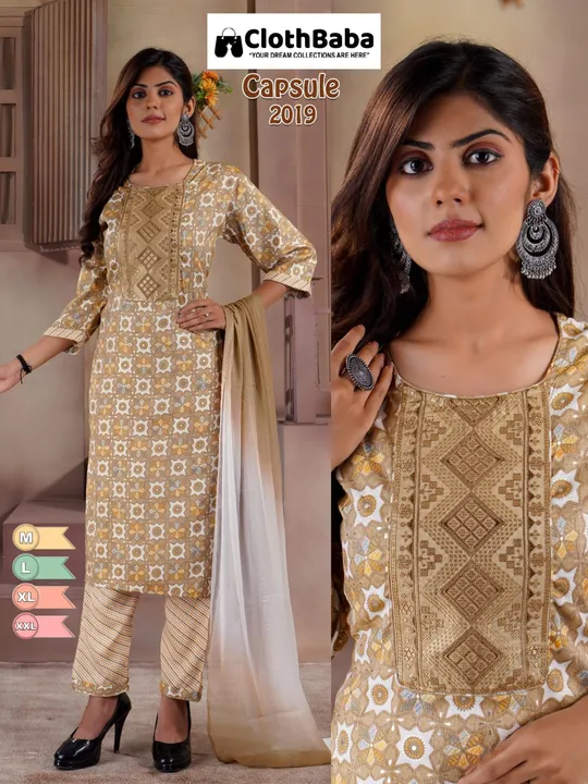 Kurti with Pant Duppta  uploaded by business on 5/10/2023