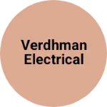 Business logo of Verdhman electrical