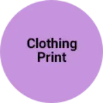 Business logo of Clothing print